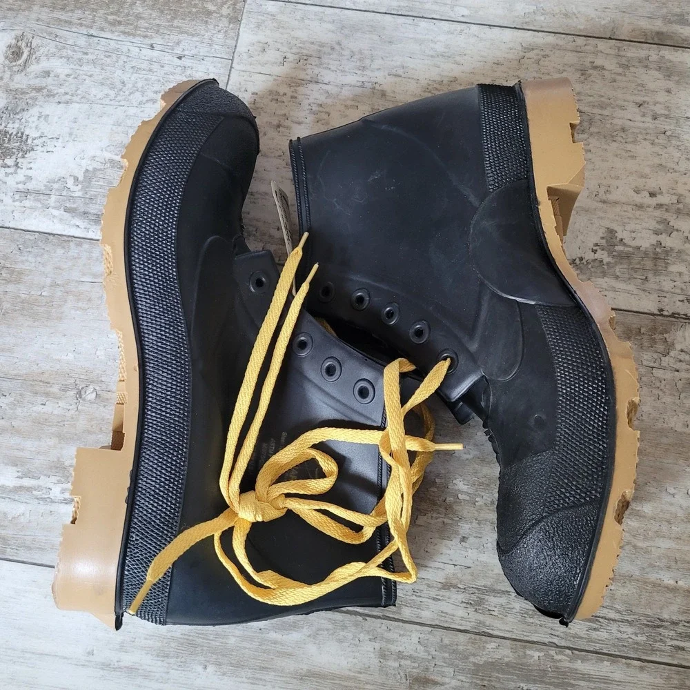 Onguard 86304 Men's 6" PVC Steel Toe Work Boots Black NWT Size 11 - Picture 6 of 10